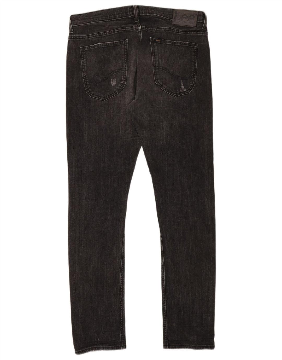 Lee Herre Luke Distressed Slim Jeans W34 L32 Sort Bomuld