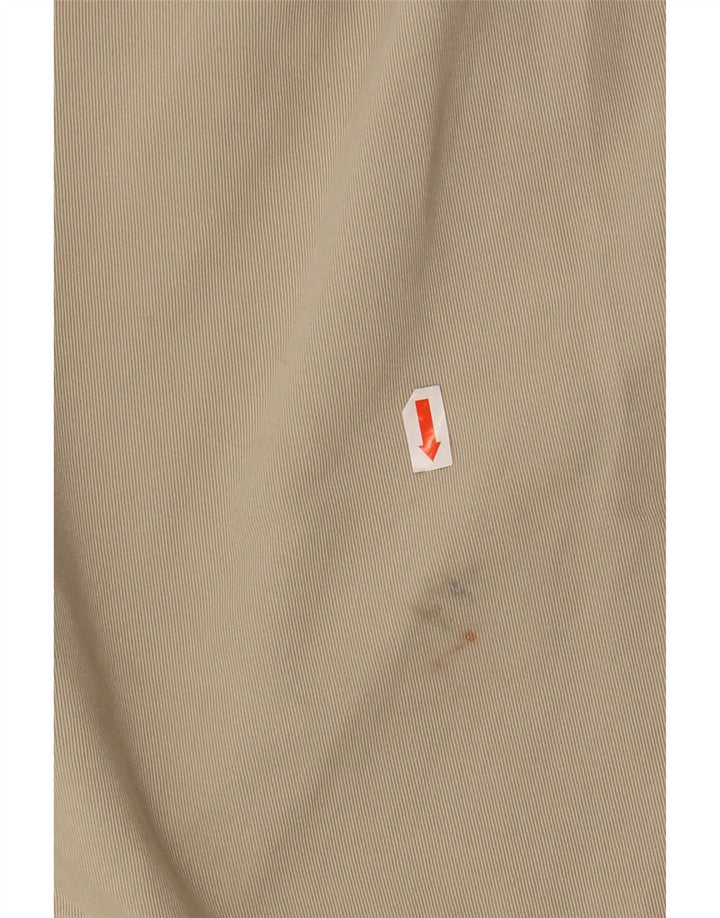 DOCKERS Herre Pegged Chino Shorts W42 2XL Beige Bomuld