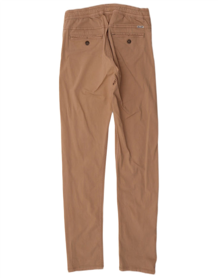 Wrangler Herre Slim Chino Bukser W29 L34 Beige Bomuld