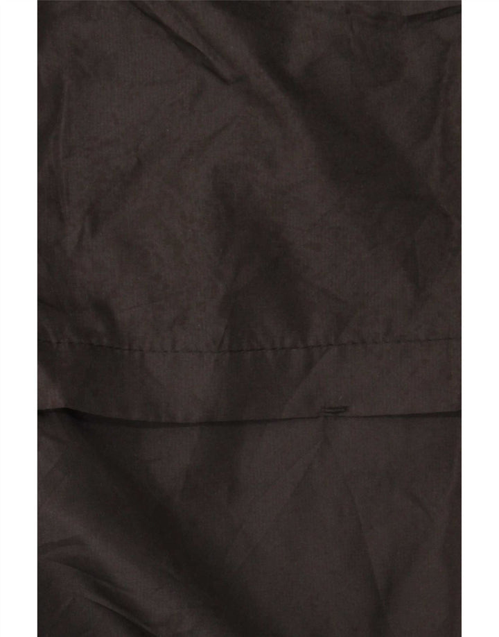 Billabong Herre Grafisk Hætte Regnjakke UK 44 2XL Sort Polyester
