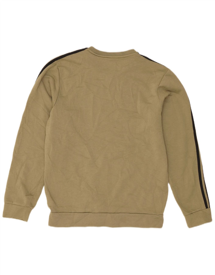 Adidas Herre Primegreen Sweatshirt Jumper Medium Khaki Polyester