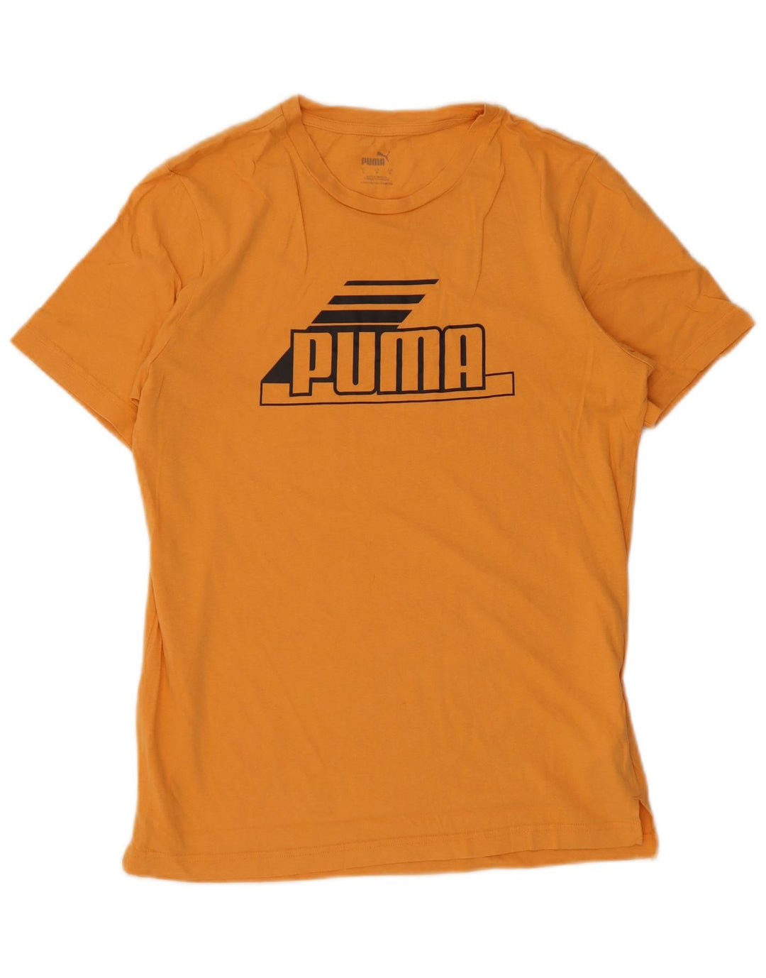 Puma Herre Grafisk T-Shirt Top Lille Orange Bomuld