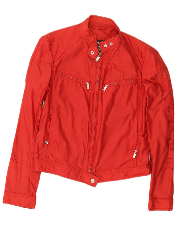 Brema Dame Biker Jacket IT 44 Medium Rød Polyamid