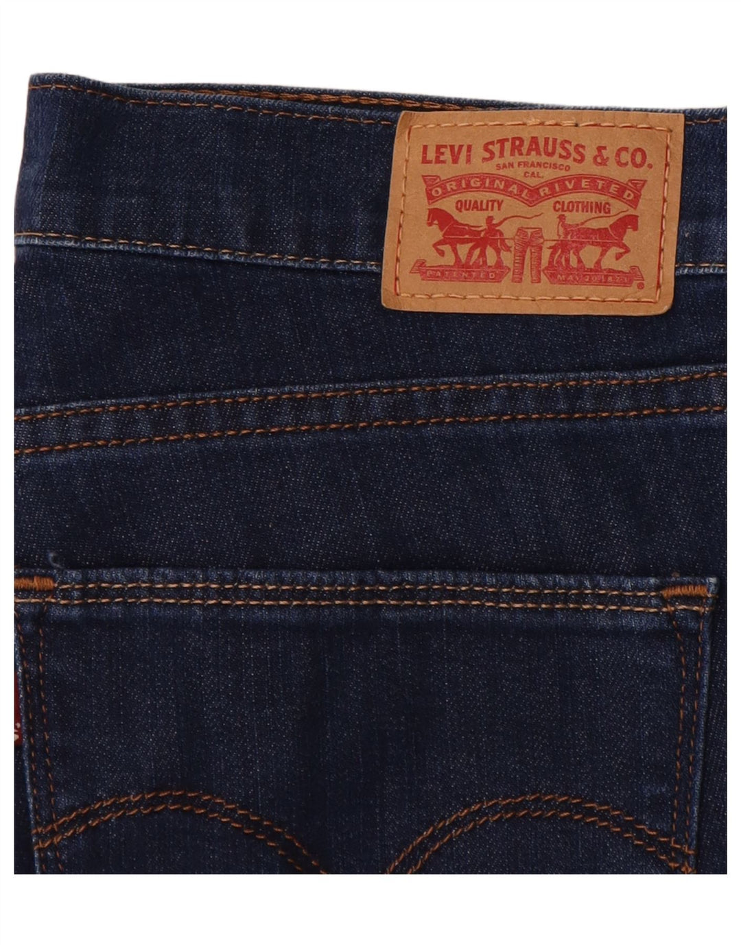 LEVI'S Slim Jeans til kvinder W31 L31 Blå