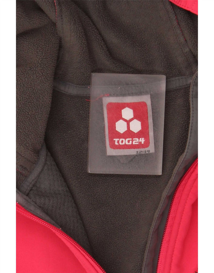 Tog 24 Dame Hooded Windbreaker Jacket UK 12/14 Medium Red