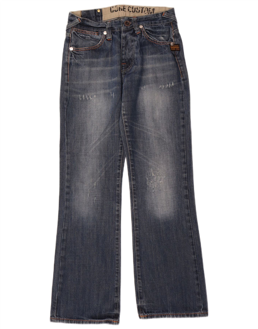 G-Star Herre Distressed Bootcut Jeans W30 L32 Blå Bomuld