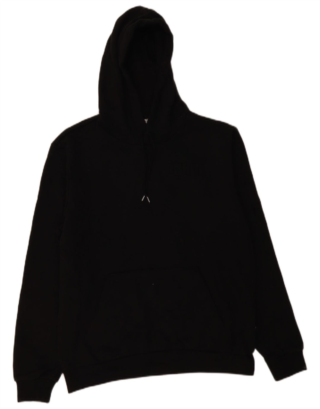 PUMA Mens Hoodie Jumper Medium Black Cotton