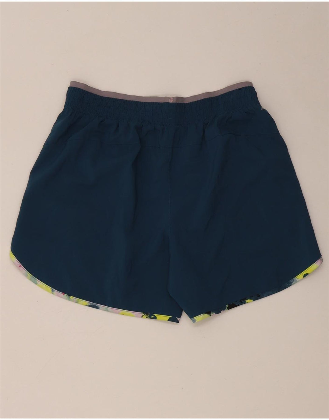 New Balance Graphic Sports Shorts til kvinder UK 14 Medium Blue Polyester