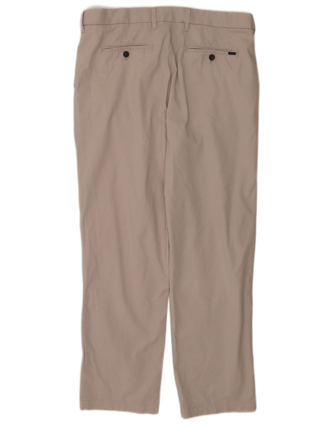 Marks & Spencer Straight Suit bukser til mænd W36 L31 Beige bomuld