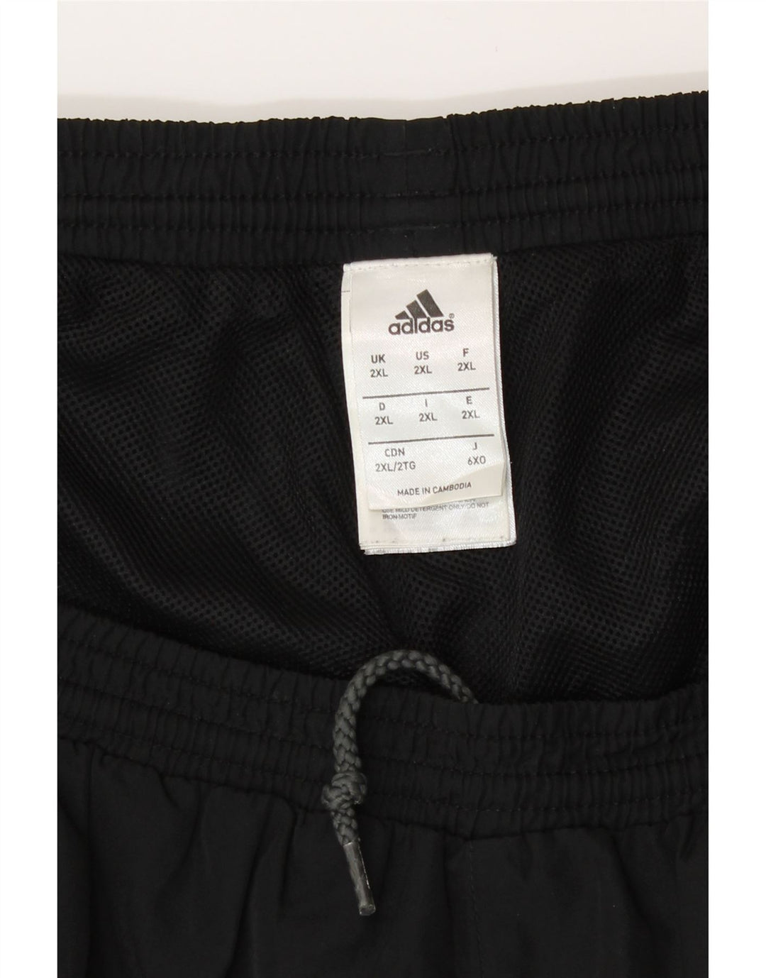Adidas Herre Sportshorts 2XL Sort Colourblock Polyester