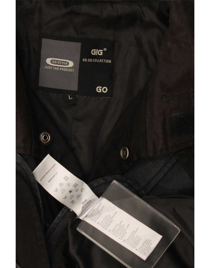 G-Star Herre denimjakke UK 40 Stor Grå Bomuld