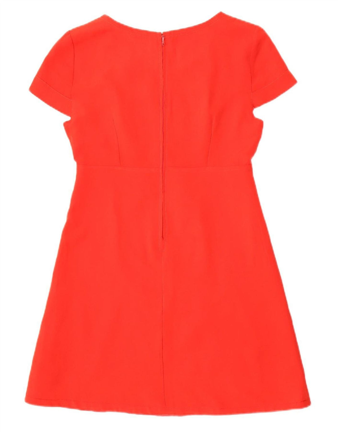VINTAGE Womens A-Line Dress UK 12 Medium Red