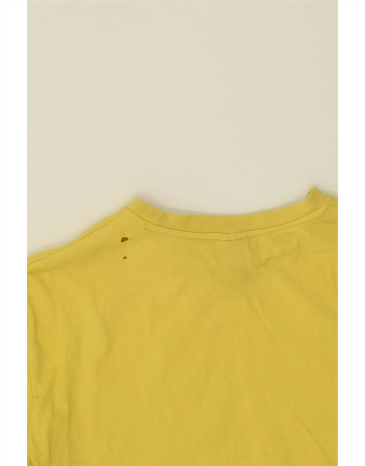 KAPPA Mens Graphic T-Shirt Top Medium Yellow Cotton Vintage Kappa and Second-Hand Kappa from Messina Hembry 