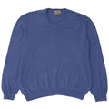 Marks & Spencer Herre V-hals sweater 3XL blå bomuld