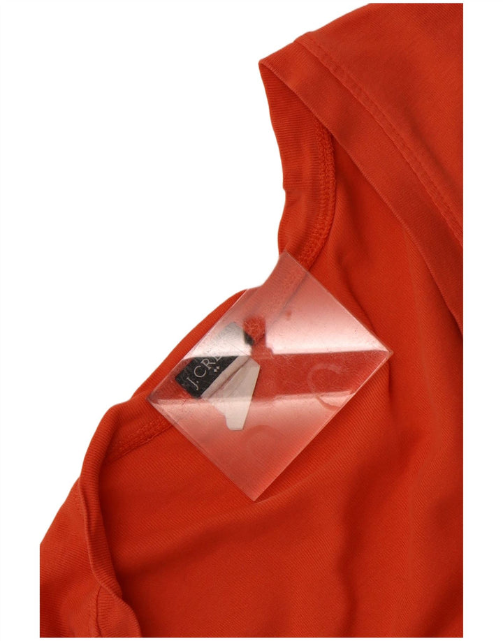 J. CREW Dame T-Shirt Top UK 8 Small Orange