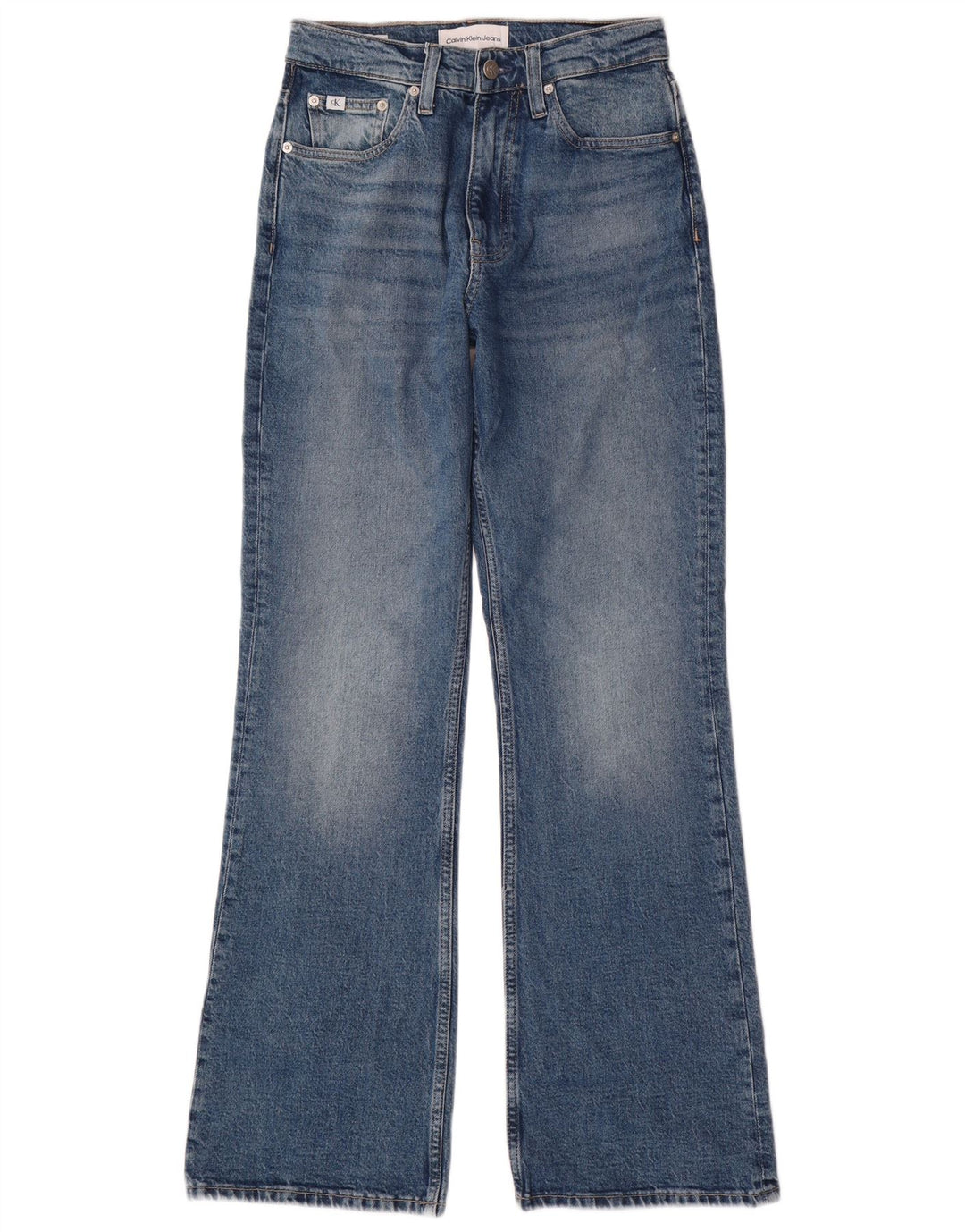 Calvin Klein Dame Bootcut Jeans W26 L30 Blå Bomuld