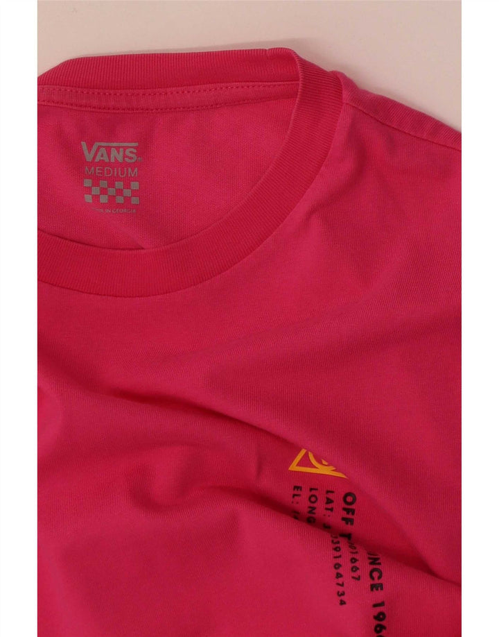 Vans Grafisk T-Shirt Top UK 14 Medium Pink