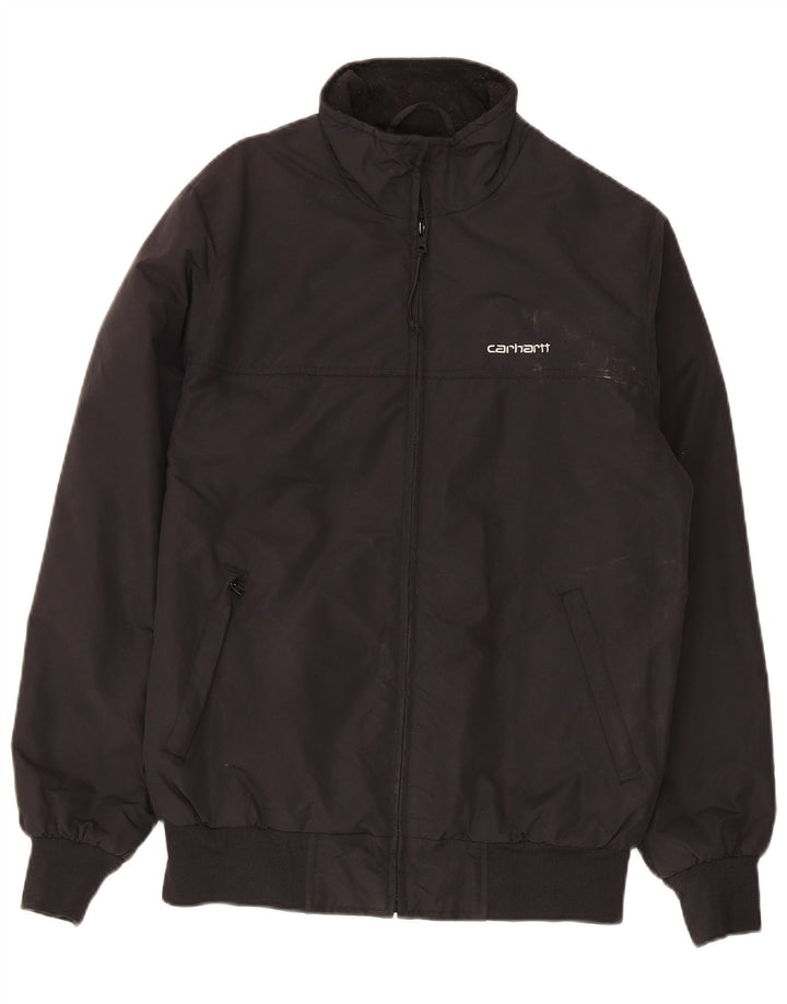 Carhartt Herre Bomber Jacket UK 34 XS Sort Nylon