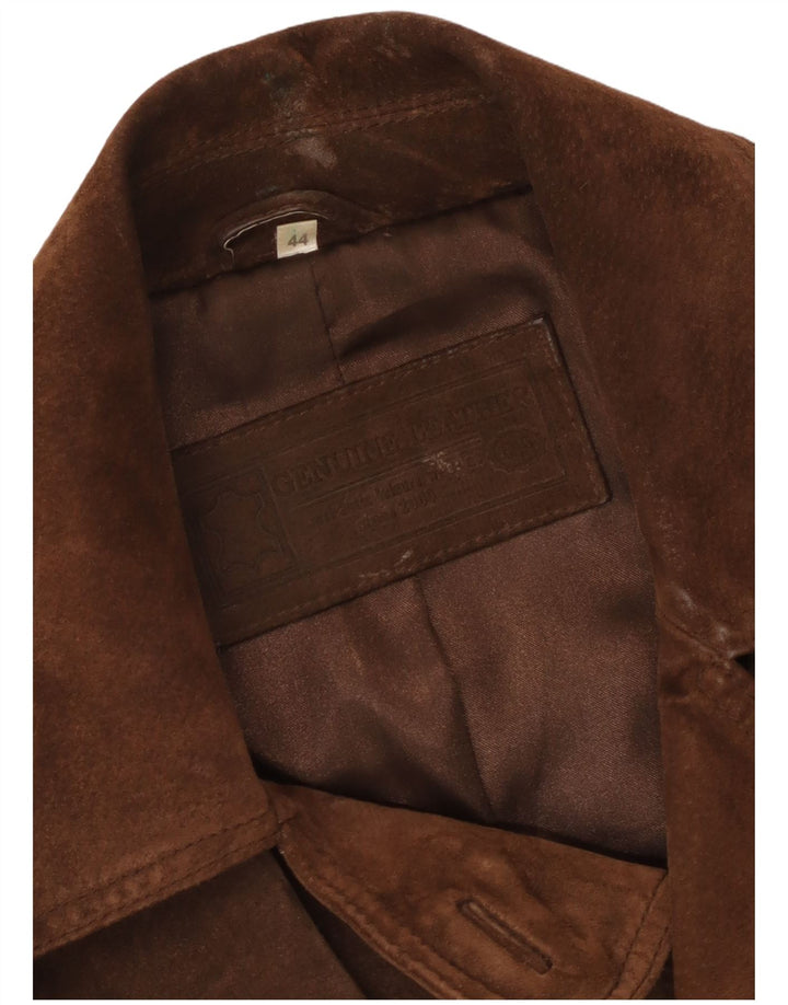 C & A Dame Ruskindsjakke IT 44 Medium Brun Læder