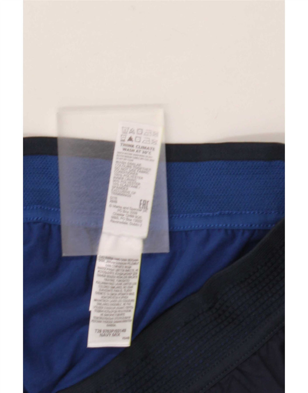 Marks & Spencer Sportsshorts til mænd store marineblå polyester