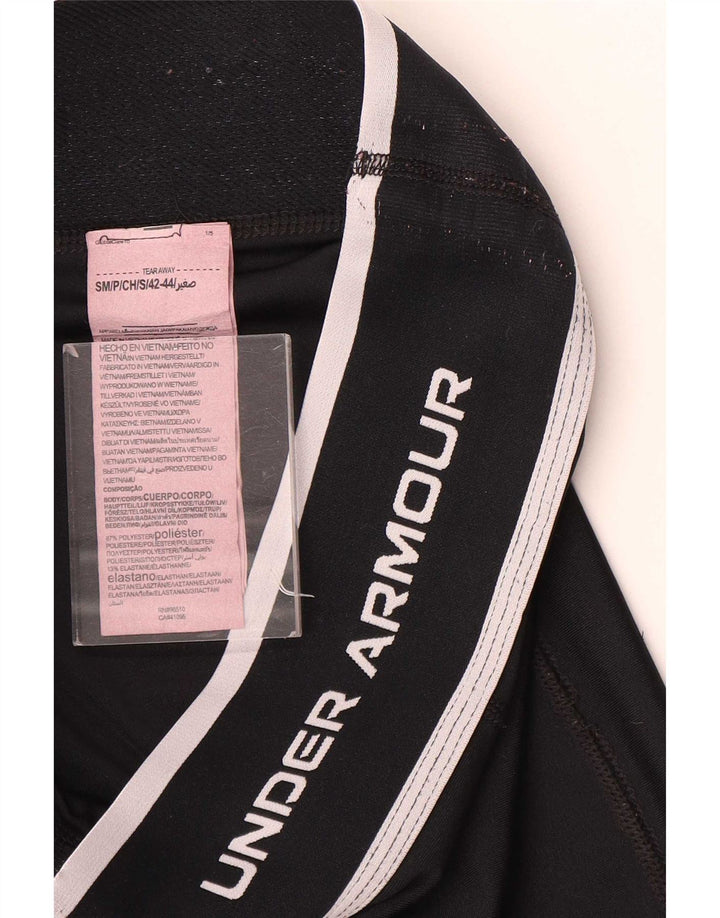 Under Armour Grafiske Leggings til kvinder UK 10 Lille Sort