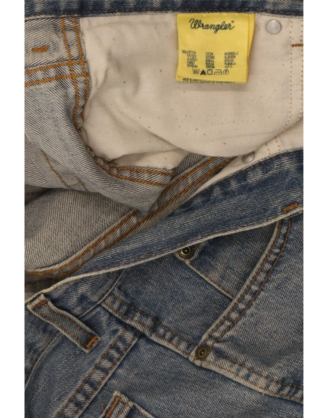 Wrangler Herre Ohio Straight Jeans W38 L30 Blå Bomuld