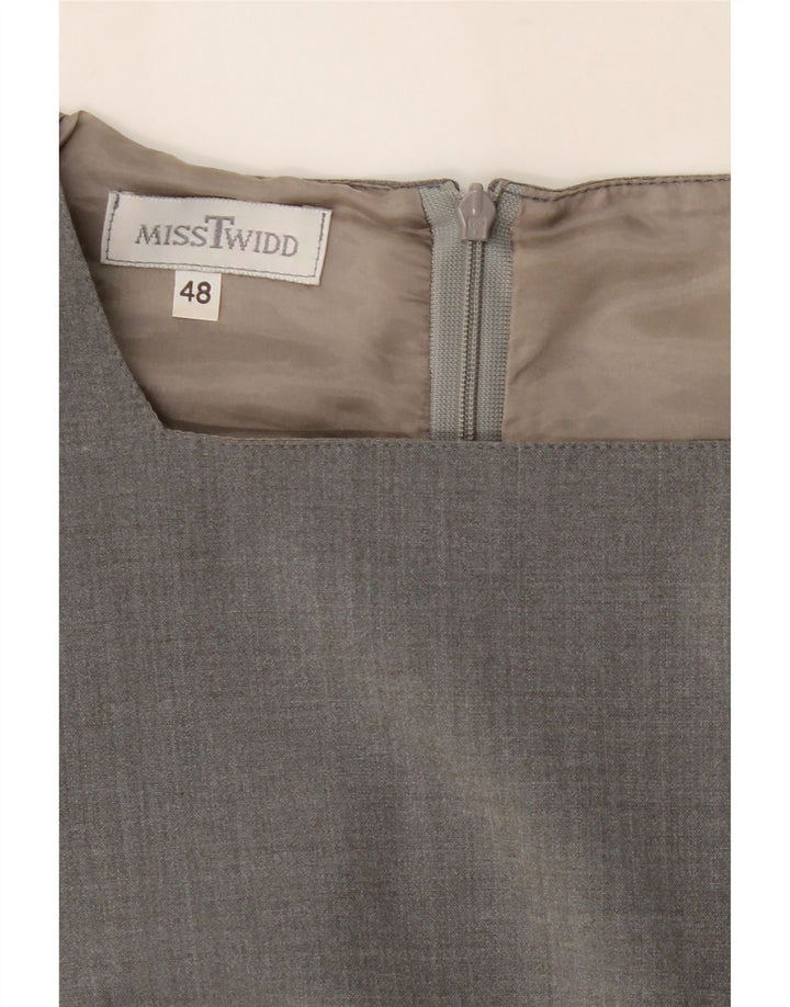 Misstwidd Kvinders Skede Kjole IT 48 XL Grå Polyester