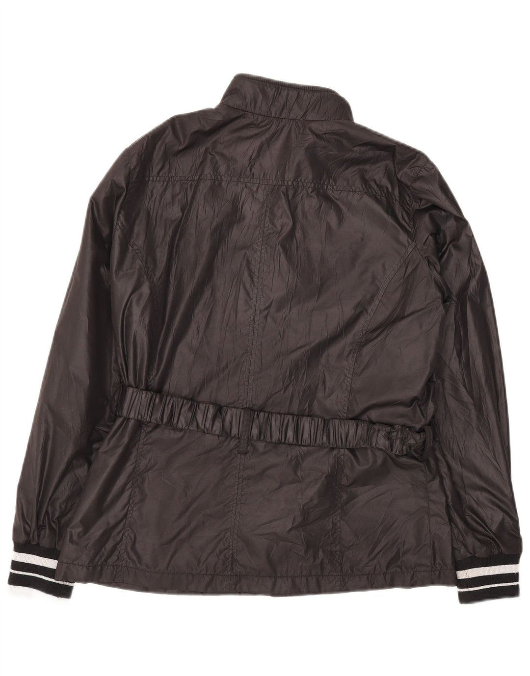 Marella Womens Utility Jacket UK 14 Medium Black Nylon