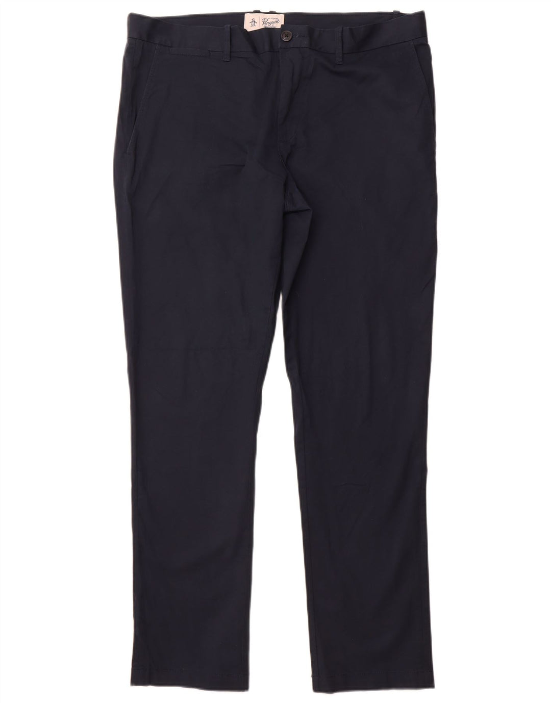 PENGUIN Herre Slim Chino Bukser W36 L32 Marineblå