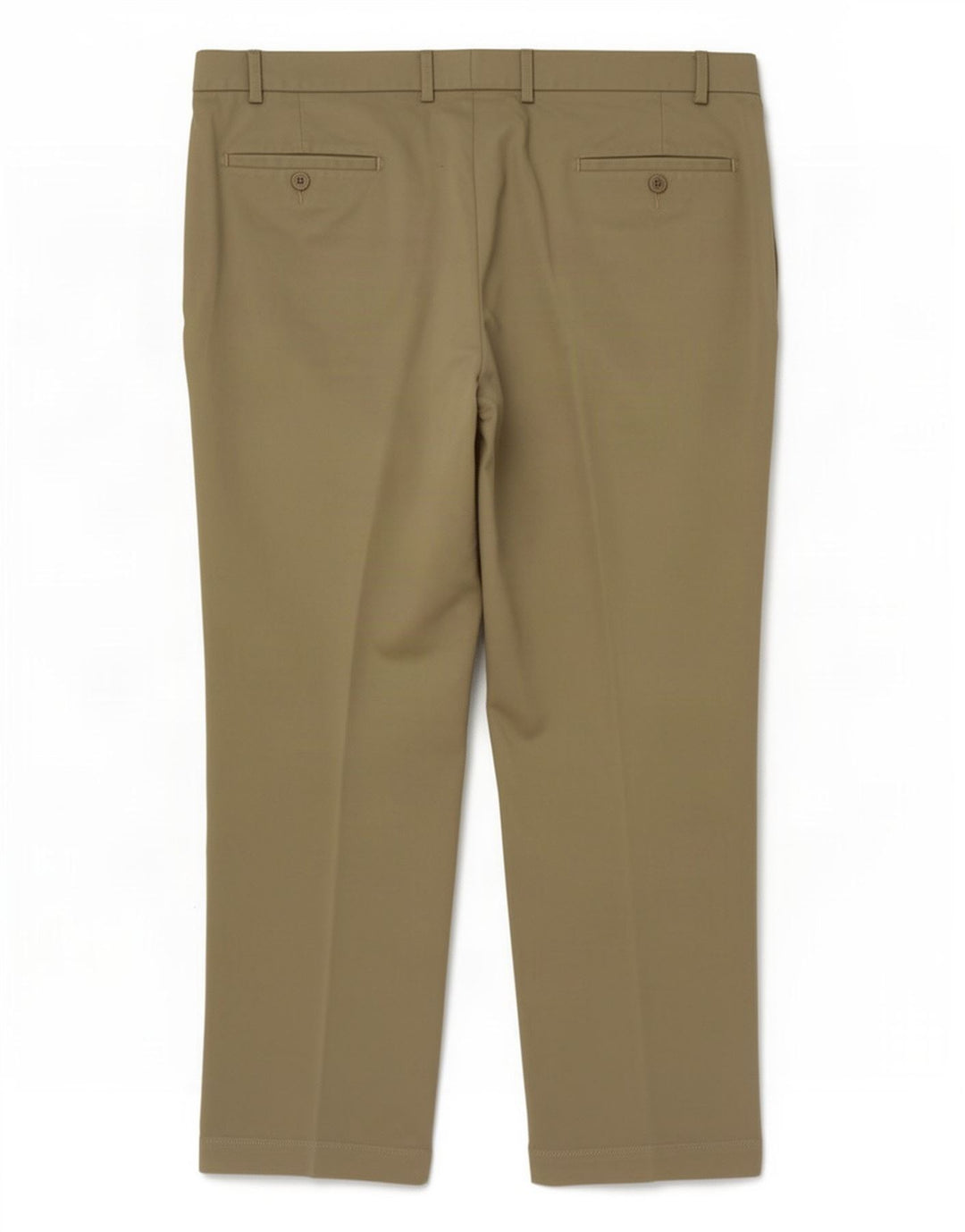 Marks & Spencer Herre Lige Chinobukser W44 L31 Beige Polyester