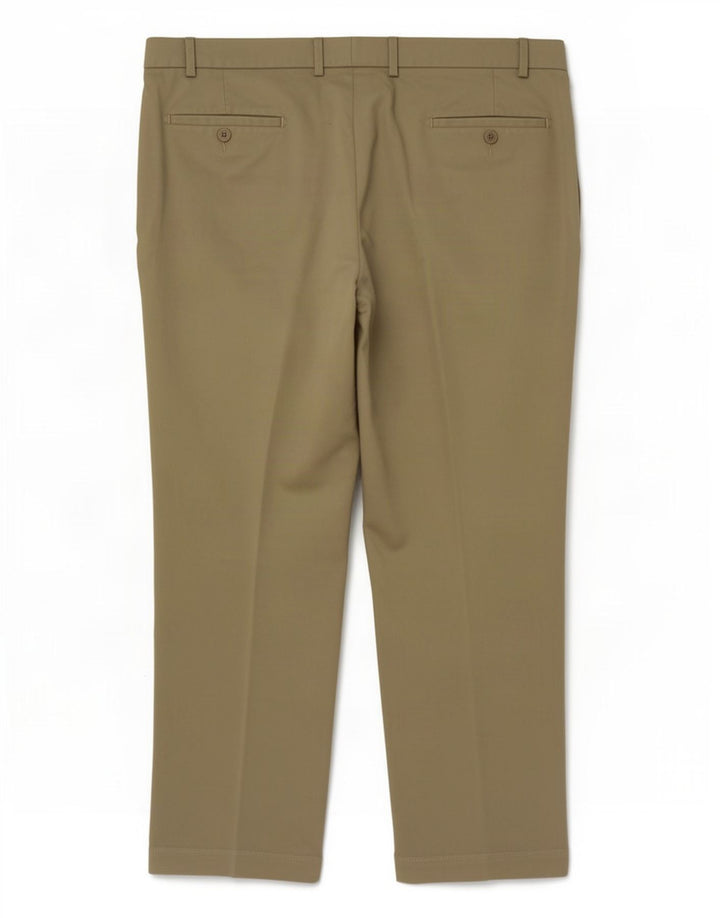 Marks & Spencer Herre Lige Chinobukser W44 L31 Beige Polyester