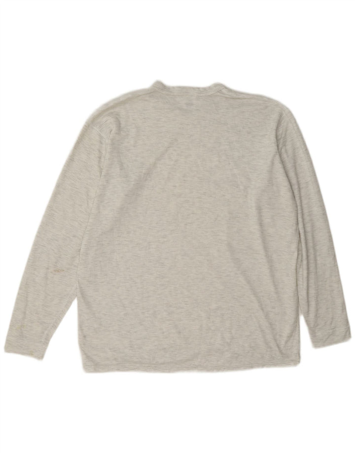 Patagonia Herre Top Langærmet Stor Grå Flecked Polyester