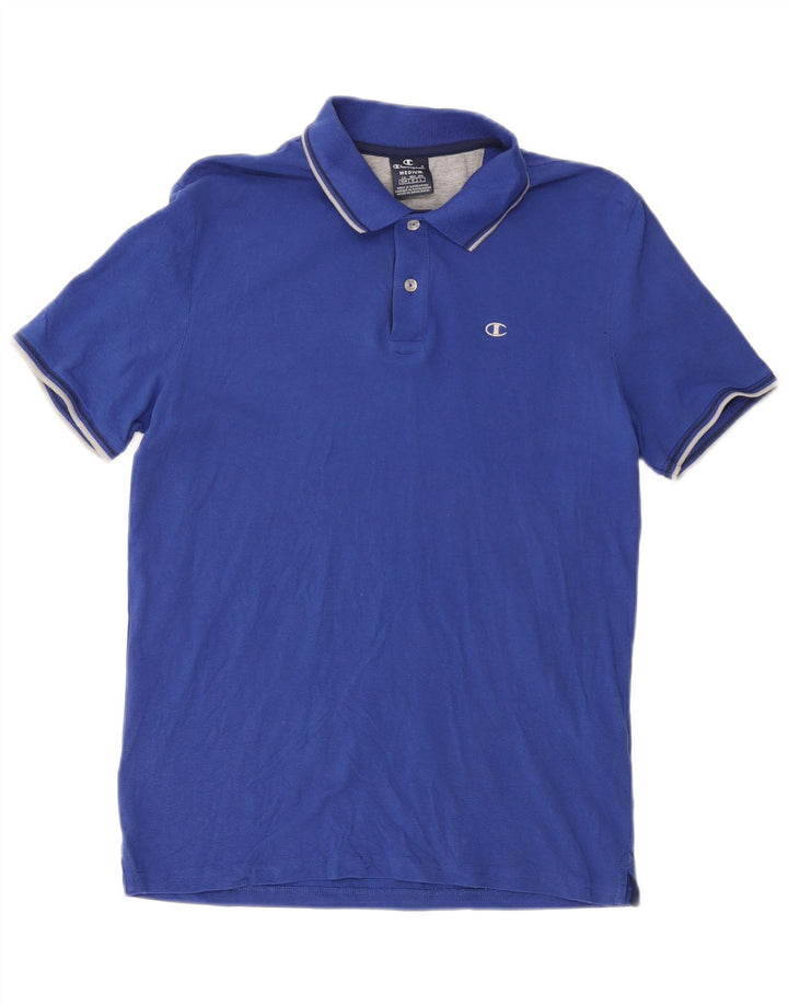 Champion herre poloshirt mellemblå bomuld