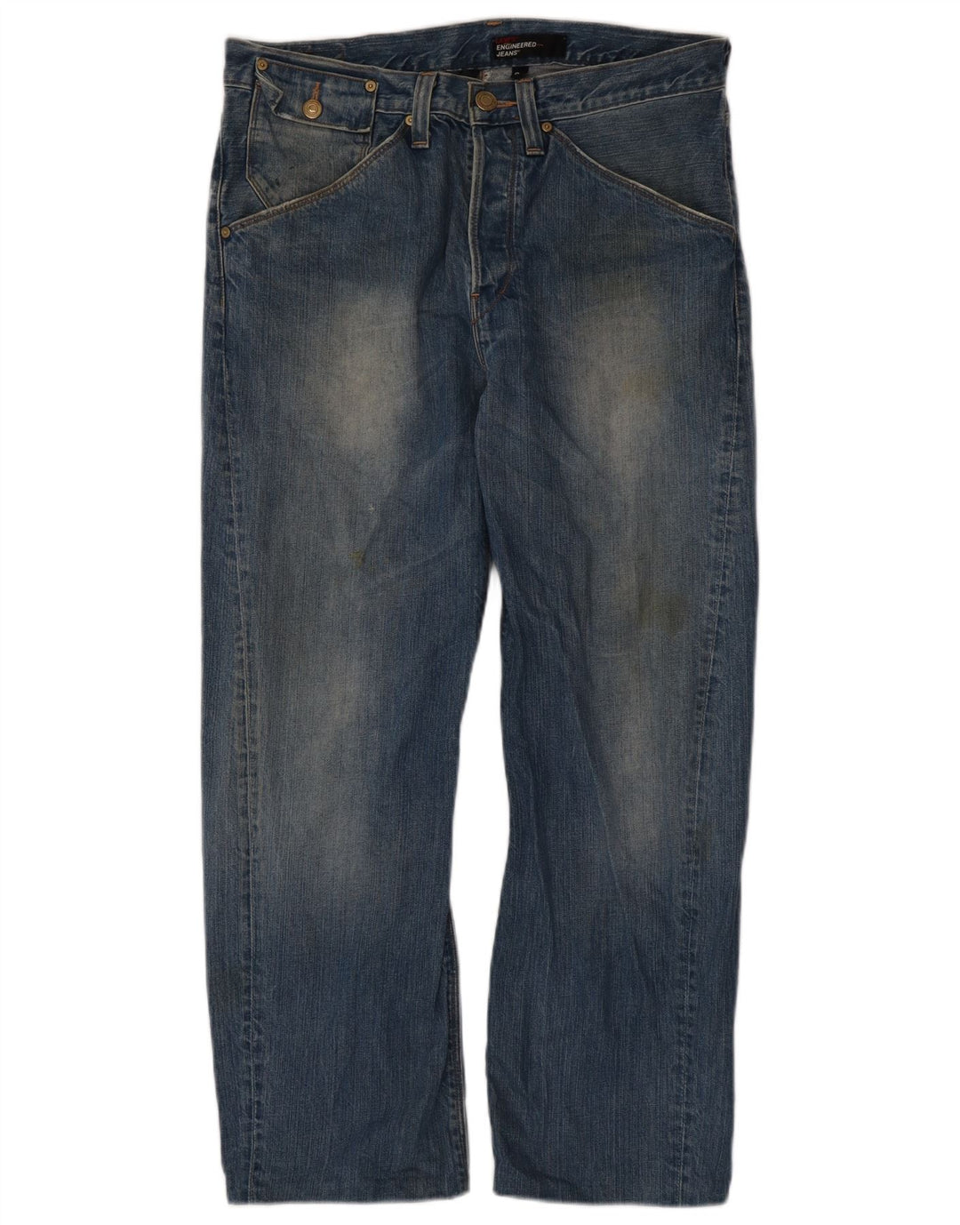 Levi's Straight Jeans til mænd W34 L28 Blå