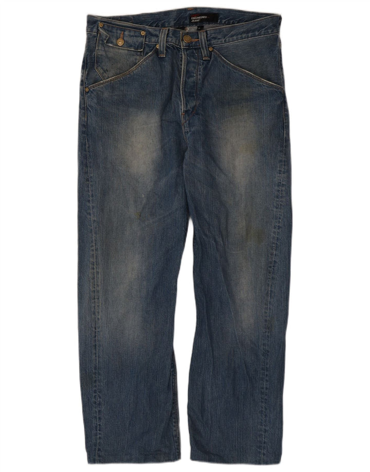 Levi's Straight Jeans til mænd W34 L28 Blå