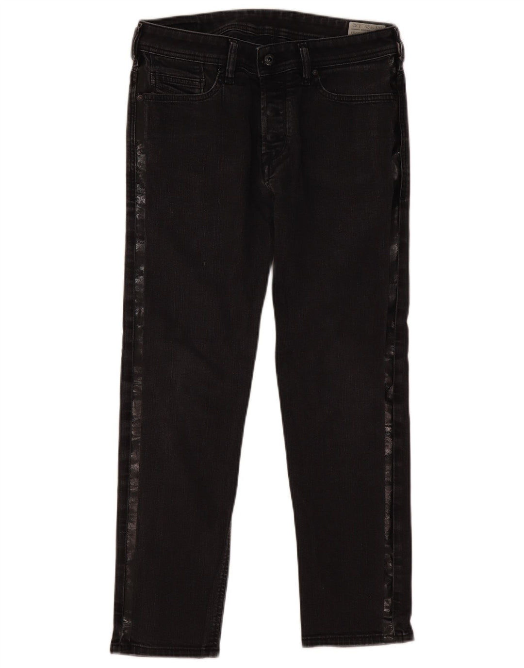 Diesel Dame Straight Jeans W29 L26 Grå Bomuld