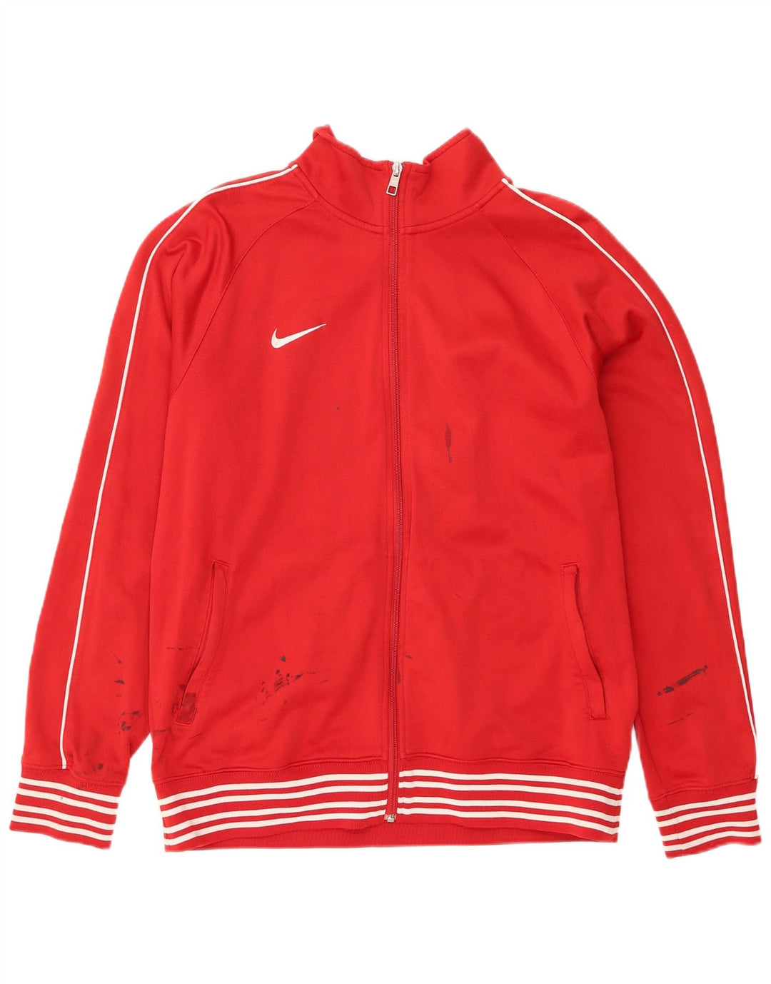 Nike træningsdragt til mænd, topjakke, stor rød polyester