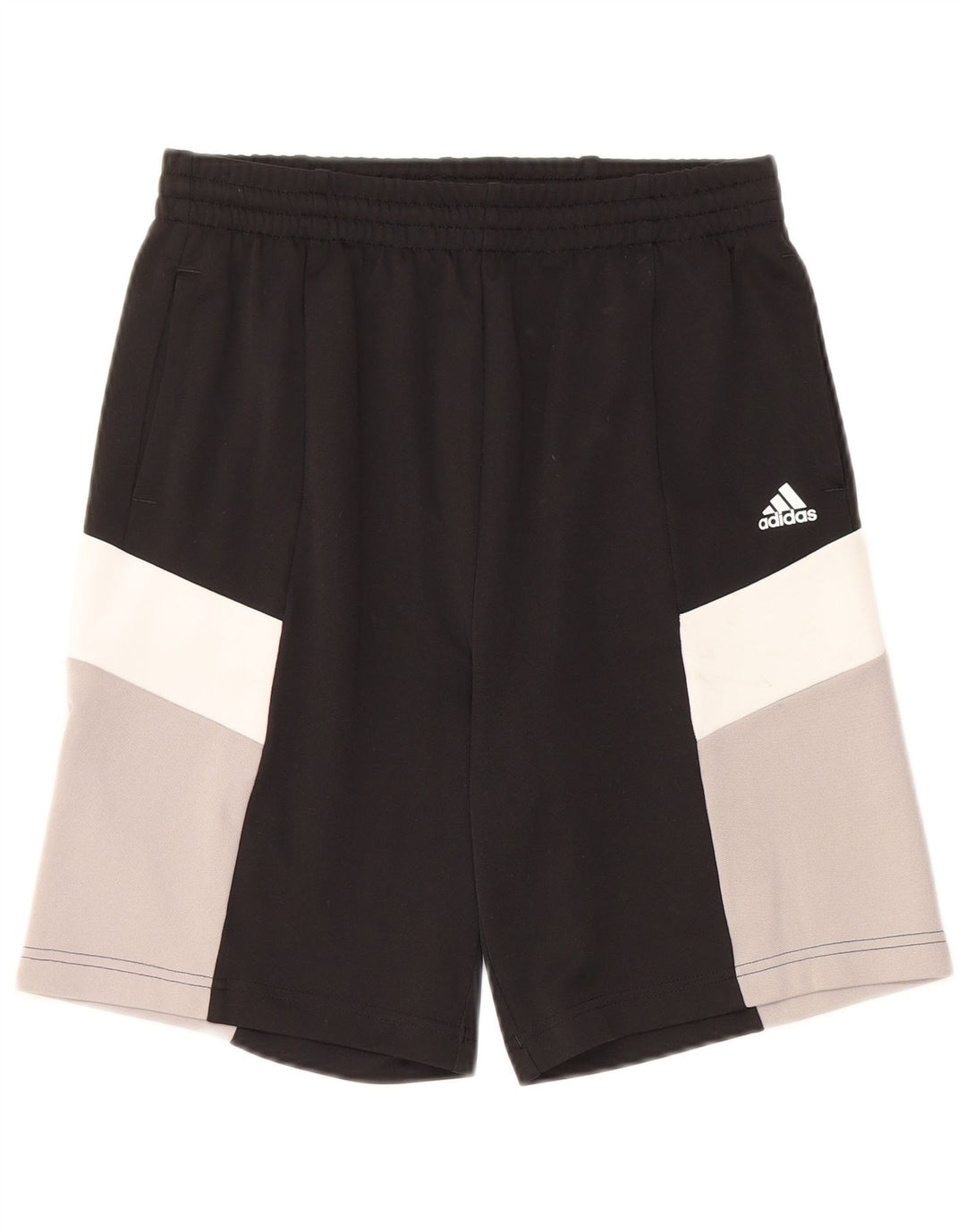 Adidas Boys Sports Shorts 13-14 år Sort Colourblock Polyester