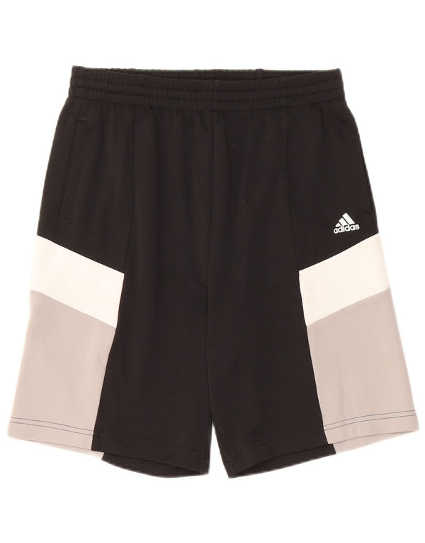 Adidas Boys Sports Shorts 13-14 år Sort Colourblock Polyester