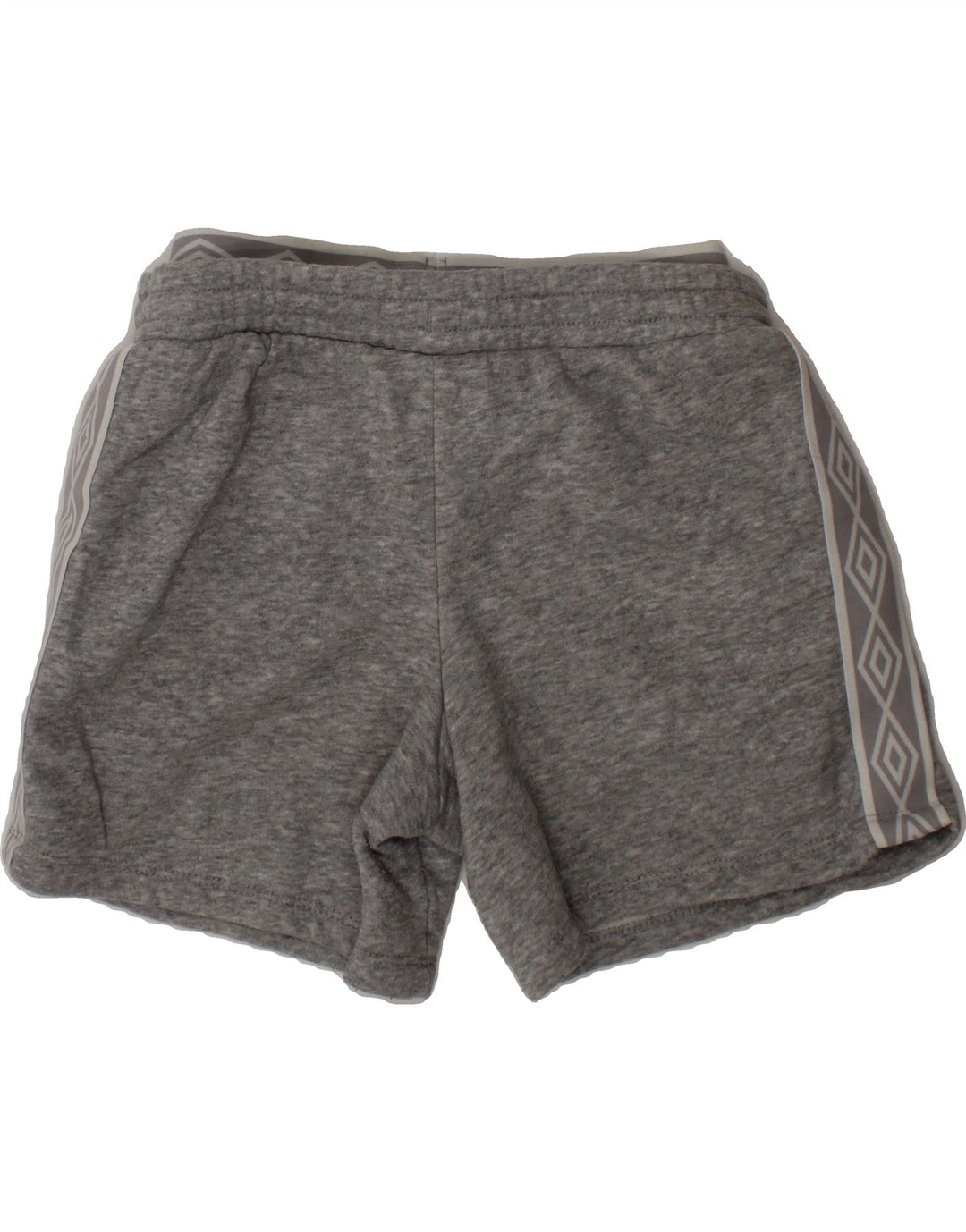 UMBRO Boys Graphic Sport Shorts 7-8 Years Medium  Grey Flecked Cotton Vintage Umbro and Second-Hand Umbro from Messina Hembry 