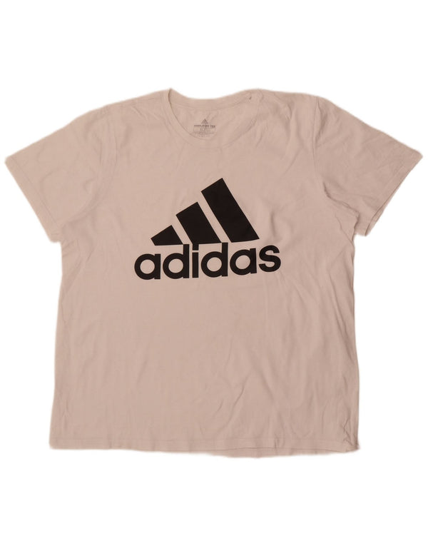 Adidas Grafisk T-shirt top til mænd XL Hvid