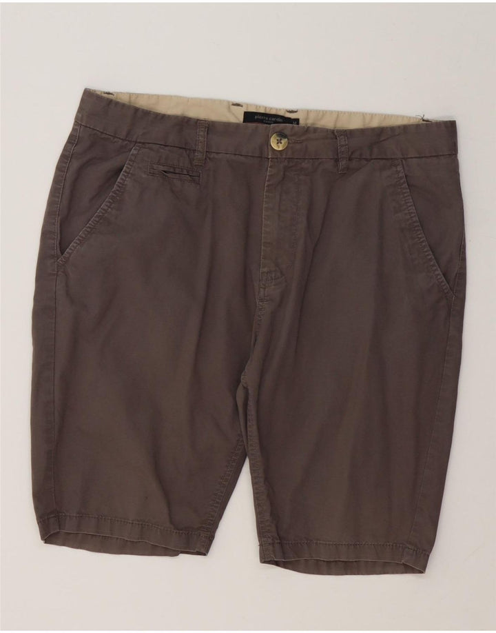 Pierre Cardin Herre Chino Shorts Medium W36 Grå Bomuld