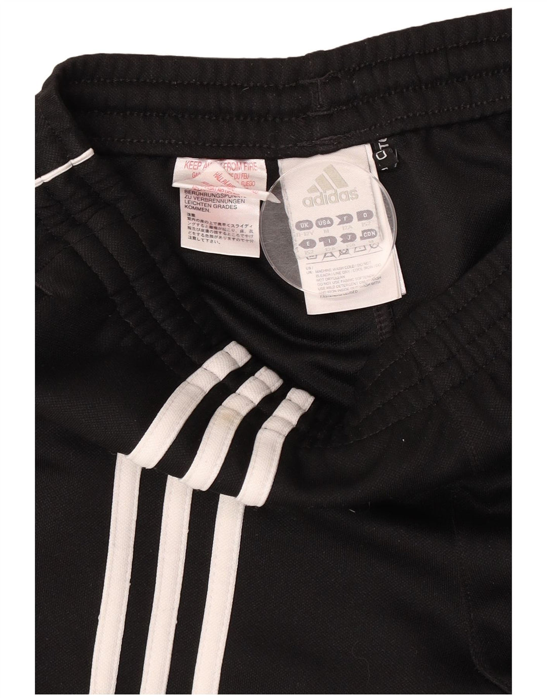 Adidas Boys Climalite træningsdragt bukser 11-12 år Sort polyester