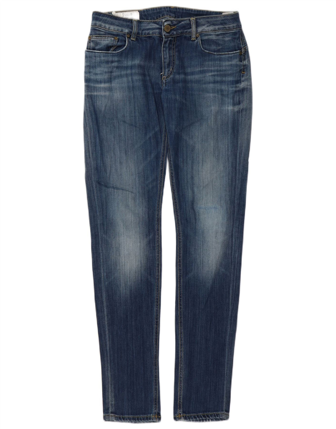 Dondup Dame Skinny Jeans W30 L34 Blå Bomuld