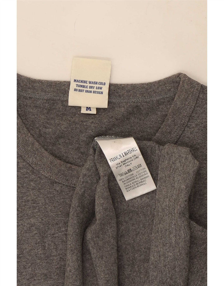 Franklin & Marshall Herre T-shirt Top mellemgrå bomuld