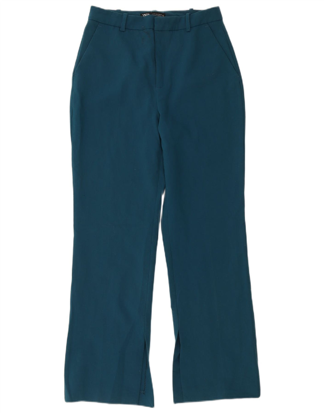 Zara Dame Bootcut Chino Bukser Medium W28 L30 Blå