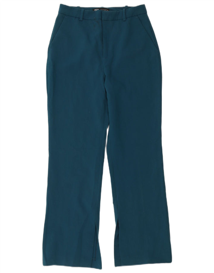 Zara Dame Bootcut Chino Bukser Medium W28 L30 Blå