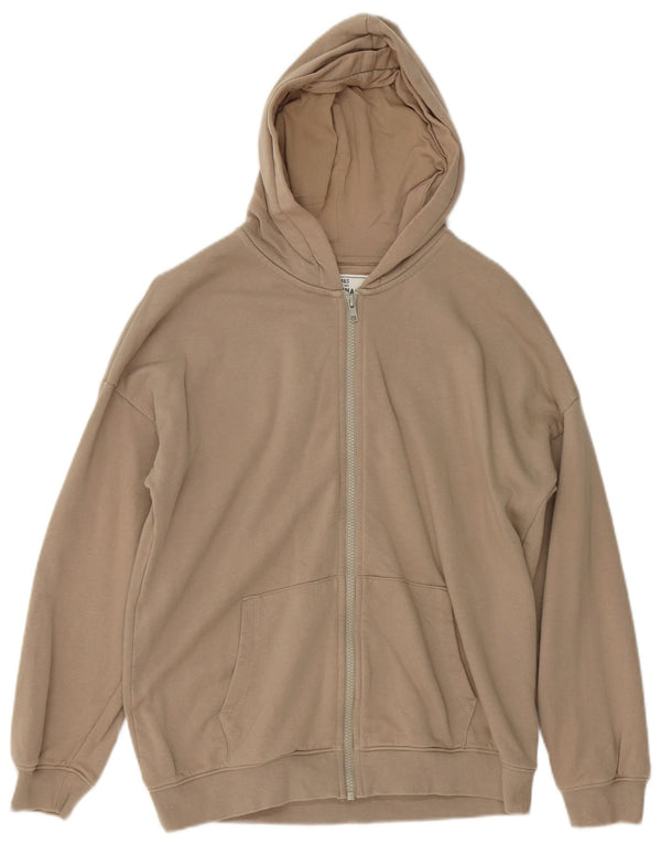 Marks & Spencer Boys Hættetrøje med lynlås 13-14 år Beige Bomuld