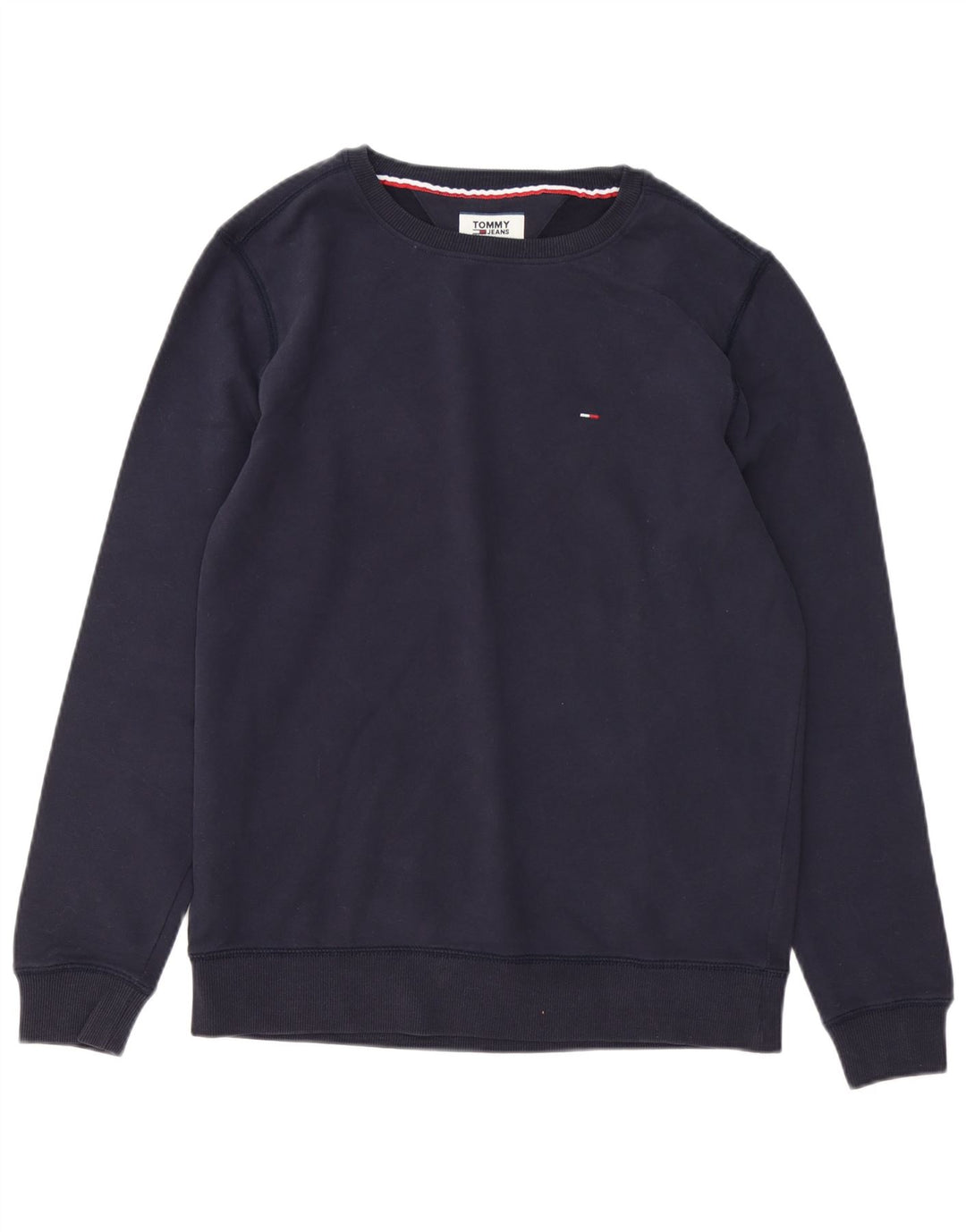Tommy Hilfiger Herre Sweatshirt Jumper Stor Marineblå Bomuld