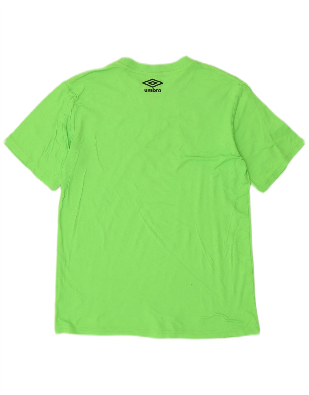 UMBRO Womens Graphic T-Shirt Top UK 14 Large Green Polyester